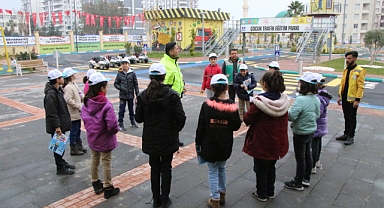 Çocuklar Haliliye Trafik Eğitim Parkını Çok Sevdi