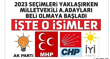 İşte Şanlıurfa Milletvekilliği için ismi geçenler