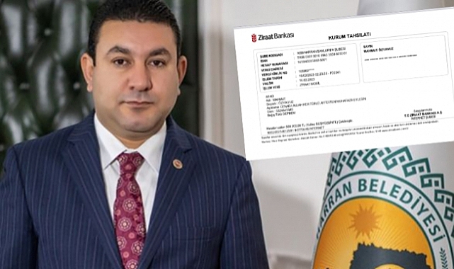 Başkan Özyavuz'dan depremzedeler için 500 bin TL bağış
