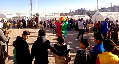 Depremin vurduğu Urfa'da çocuklar için etkinlik!