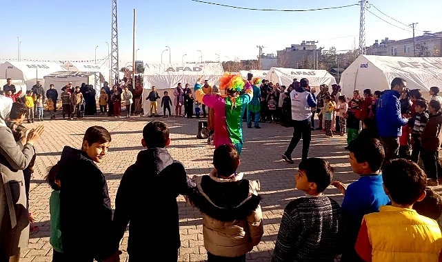Depremin vurduğu Urfa'da çocuklar için etkinlik!