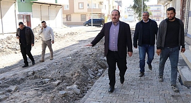 Başkan Ekinci üst yapı çalışmalarını yerinde inceledi!