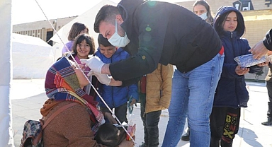 Urfa’da depremzedelere ağız ve diş taraması yapıldı!