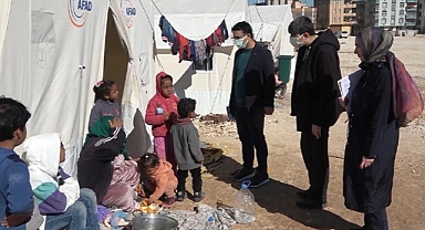 Urfa’da depremzedelere psikososyal destek!
