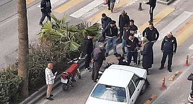 Urfa'da motosiklet ile otomobil çarpıştı! Sürücü yaralandı!