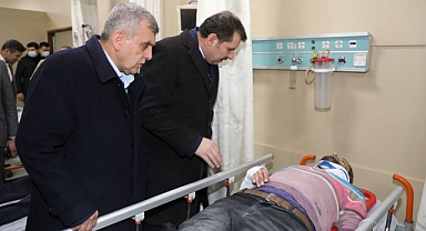 Urfa'daki patlamada 8 kişi yaralandı! Vali Ayhan hastanede ziyaret etti!