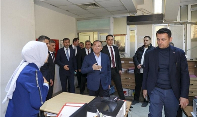 Adalet Bakanı Bozdağ, Şanlıurfa Adliyesini ziyaret etti