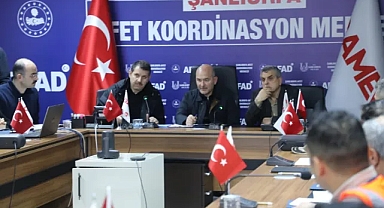 Bakan Soylu sel felaketinin ardından Şanlıurfa'ya geldi!