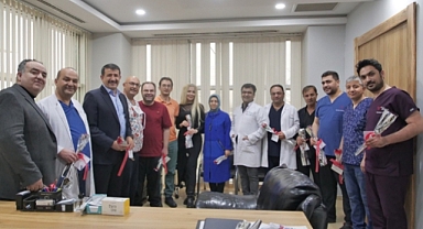 Ekinci Şanlıurfa’da doktorları ziyaret etti