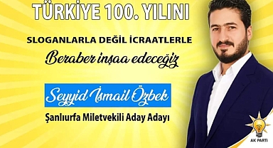 Gençlerin Ağabeyi Aday Adayı oldu.