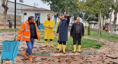 Haliliye Belediyesi Tüm Personel Ve İş Makinalarıyla Yaraları Sarıyor
