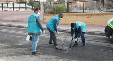 Harran Belediyesi Larva İle Mücadeleye Devam Ediyor