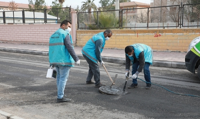 Harran Belediyesi Larva İle Mücadeleye Devam Ediyor