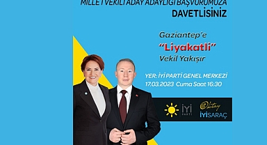 Oktay İyisaraç İYİ Parti'den Aday Adayı oldu