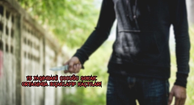 Şanlıurfa'da 15 Yaşında Çocuğu Bıçaklayıp Kaçtılar!