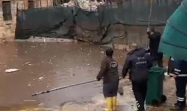 Sel suyu nedeniyle taşmıştı! Balıklıgöl'de çalışma başladı!