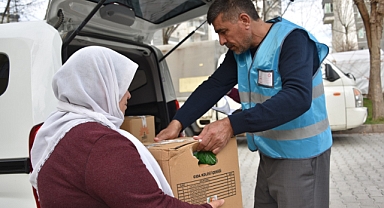 Siverek'te Ramazan kolisi dağıtımlarına başlandı