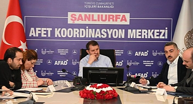 Urfa’da değerlendirme toplantısı: Sel felaketi ele alındı!