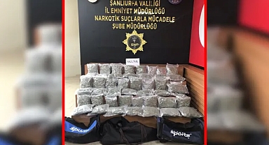 Urfa'da durdurulan çekiciden uyuşturucu çıktı!