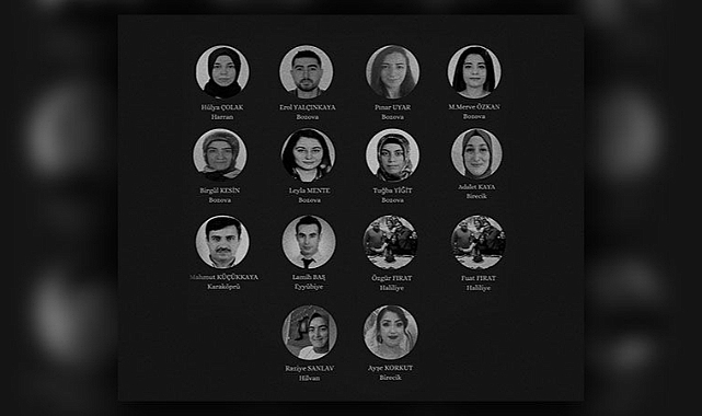 Urfa’da görevli 14 öğretmen depremde can verdi!