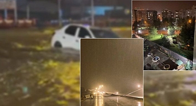 Urfa'da hayat durma noktasında! Direkleri, durakları, ağaçları devirdi!