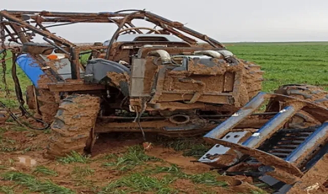 Urfa'da traktöre yıldırım çarptı! Sürücü ağır yaralandı