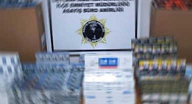 Urfa'da yüzlerce kaçak paket ele geçirildi!