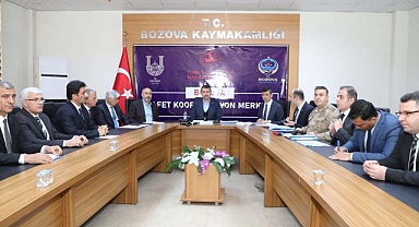 Vali Ayhan da katıldı! Urfa'nın ilçesinde toplantı!