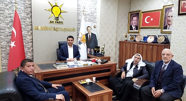 Vekil Aday Adayı Kolsuzoğlu,Karaköprü İlçe Başkanı Sait Ağan’ı Ziyaret Etti.