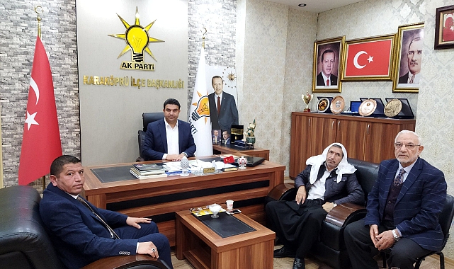 Vekil Aday Adayı Kolsuzoğlu,Karaköprü İlçe Başkanı Sait Ağan’ı Ziyaret Etti.