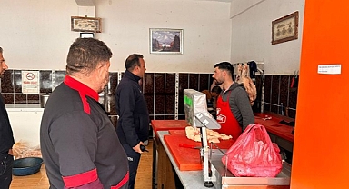 Viranşehir'de kasaplarda rayiç denetimi!