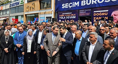 AK Parti Adayı Yazmacı’nın seçim bürosu açıldı!