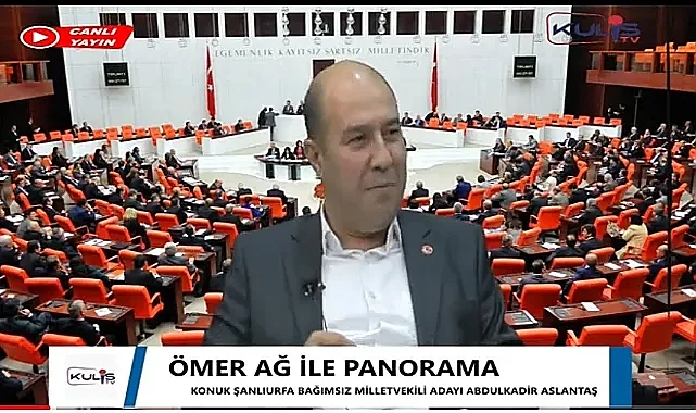 Bağımsız Aday Aslantaş, Kulis TV'ye Konuk Oldu