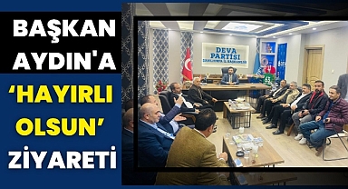 Başkan Aydın'a, Hayırlı Olsun Ziyareti