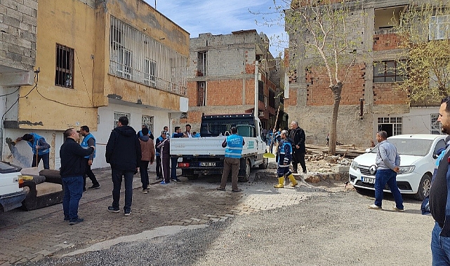 Eyyübiye’de Sel Basan Sokaklar Boyanıyor