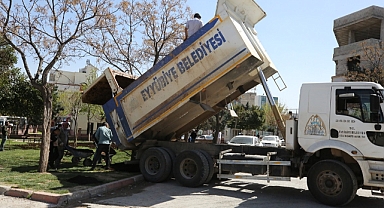 Eyyübiye Parkları Bahara Hazırlanıyor
