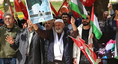 İsrail'in Mescid-i Aksa saldırısı Şanlıurfa'da protesto edildi