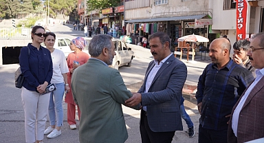 İYİ Parti Adayı Yetim, Direkli Esnafının Sorunlarını Dinledi