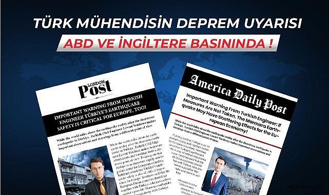 Urfalı Mühendisin AB Ülkelerine Deprem Uyarısı Dünya Medyasında