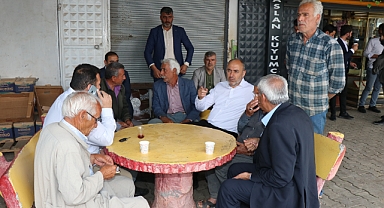 Başkan Aksoy, 28 Mayıs Seçimleri İçin Saha ’da Destek Turunda
