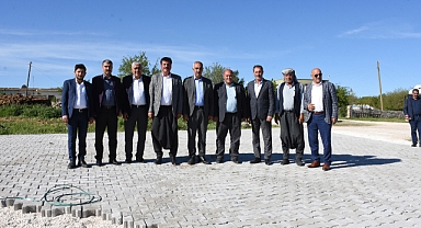 Başkan Bayık Yol Yapım Çalışmalarını Yerinde İnceledi