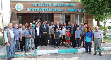 Başkan Canpolat ve Başkan Beyazgül Devteyşti Mahallesi Sakinleriyle Buluştu