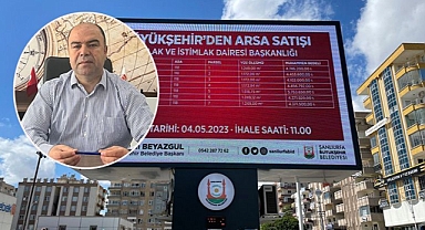 Eski başkandan Urfa’daki arsa satışlarına tepki!