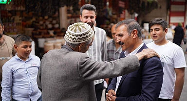 İYİ Parti Adayı Yetim, esnafı ziyaret etti!