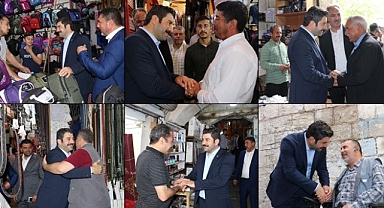 Milletvekili Eyyüpoğlu Çarşı Esnafından Destek İstedi