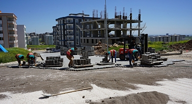 Seyrantepe’de Yeni Yollar Kilitli Parke İle Döşendi