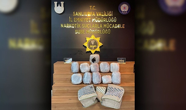 Urfa'da durdurulan motosiklette kilolarca ele geçirildi!
