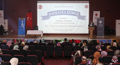 Urfa’da kadınlara yönelik seminer düzenlendi!