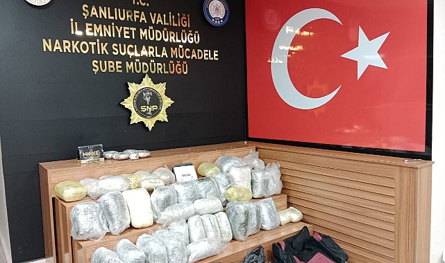 Urfa’da onlarca kilo ele geçirildi: Gözaltılar var!