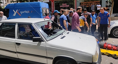 Urfa’nın ilçesinde kargo görevlisine araç çarptı!